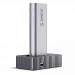 Statie de andocare/clonare SSD Orico IT18C3, M.2 NVMe/SATA, 8TB, 10 Gbps, Cablu USB-C/USB-A la USB-C 1m inclus, Gri 2 - lerato.ro