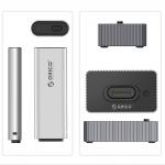 Statie de andocare/clonare SSD Orico IT18C3, M.2 NVMe/SATA, 8TB, 10 Gbps, Cablu USB-C/USB-A la USB-C 1m inclus, Gri 3 - lerato.ro