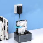 Statie de andocare/clonare HDD/SSD Orico 6626C3-C-V1, SATA  2.5 inch / 3.5 inch , 44TB, 5 Gbps, Cablu USB-C/USB-A la USB-C 1m inclus, Gri 4 - lerato.ro