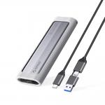 Rack extern Orico, SSD M.2, 5Gbps, SATA, 1x Cablu USB-C la USB, Interfata USB-C, Gri 2 - lerato.ro