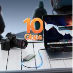 Rack extern Orico OTPX-G2, SSD M.2 SATA / NVME, 10Gbps, 1x Cablu USB-C la USB-C, Conector USB-C, Gri / Verde 4 - lerato.ro