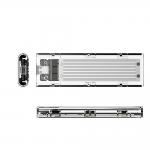 Rack extern Orico TCM2-C3, SSD M.2 NVME, 8TB, 10Gbps, Cablu USB-C/USB-A la USB-C, Interfata USB-C 3.1, Gri 3 - lerato.ro
