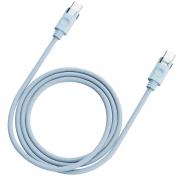 Cablu pentru incarcare si transfer de date Orico CDX, 60W, 3A, 480Mbps, 2x USB-C, 1m, Albastru