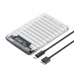 Rack extern Orico 2139U3-V1, HDD/SSD SATA 2.5 inch, 5Gbps, 6TB, Micro USB-B, Transparent 2 - lerato.ro
