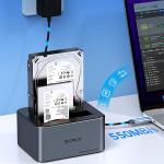 Statie de andocare/clonare Orico 6656C3-C, 5-Bay Docking Station, HDD/SSD 2.5 / 3.5 inch SATA, 100TB, 5 Gbps, USB-C, Gri 5 - lerato.ro