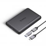Rack extern Orico DDL25-C3, HDD/SSD SATA III 2.5 inch, 5Gbps, 6TB, USB-C, Negru 2 - lerato.ro