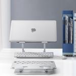 Stand universal laptop Orico LST02I, 260 × 225 × 51.5 mm, Ajustabil, Aluminiu, Compatibil cu laptop-uri pana la 17 inch, Silver 3 - lerato.ro
