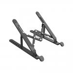 Stand universal laptop Orico PFB-A24, 263 x 45 x 22 mm, Ajustabil, Compatibil cu laptop-uri pana la 17 inch, Negru 2 - lerato.ro
