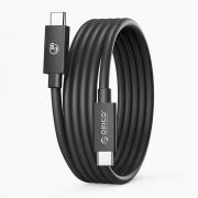 Cablu pentru incarcare si transfer de date Orico TBZ5 USB4 Thunderbolt5, 2x USB Type-C, PD 240W, 8K, 80Gbps, 2m, Negru