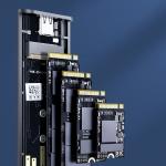 Rack extern SSD Baseus OricoAM2C3-G2, 10Gbps, 4TB, SATA, M.2, NVMe, USB-C 3.2, Gri 7 - lerato.ro