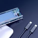 Rack extern SSD Baseus Orico TCM2-C3, 10Gbps, 8TB, SATA, M.2, NVMe, USB 3.1 Gen2, Albastru 9 - lerato.ro