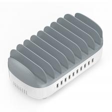 Statie de incarcare 10 in 1 Orico DUK-10P-V1, PD 120W, 2.4A, 10x USB-A, Alb