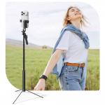 Selfie stick cu trepied Orico SPM170, Filet 1/4 inch, Telecomanda Bluetooth 5.2, Lungime maxima 177cm, Negru 10 - lerato.ro