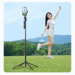 Selfie stick cu trepied Orico SPN185, Filet 1/4 inch, Rotire 360 grade, Telecomanda Bluetooth 5.2, Lungime maxima 185cm, Negru 12 - lerato.ro