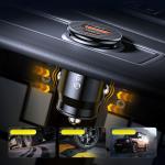 Incarcator auto PowerMini, PD 30W, 3A, 1x USB-C, 1x USB-A, Fast Charging, Negru 8 - lerato.ro