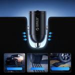 Incarcator auto MiniRing, PD 30W, 3A, 2x USB-C, Fast Charging, Negru 11 - lerato.ro