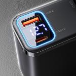 Incarcator auto Orico Twin Reach, PD 45W, 3A, 1x USB-C, 1x USB-A, 2x Cablu USB-C, Fast Charging, Negru 10 - lerato.ro