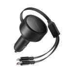 Incarcator auto Orico Dual Stretch, PD 60W, 3A, 1x USB-C, 1x Cablu USB-C, 1x Cablu Lightning, Fast Charging, Negru 2 - lerato.ro