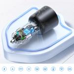 Incarcator auto Orico HyperDrive, PD 165W, 5A, 2x USB-C, 1x USB-A, Fast Charging, Iluminare LED, Negru 7 - lerato.ro