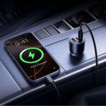 Incarcator auto Orico PowerLink, PD 165W, 5A, 2x USB-C, 1x USB-A, Fast Charging, Negru 8 - lerato.ro
