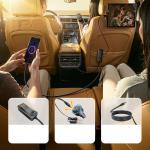 Incarcator auto Orico ChargeClip, PD 108W, 3A, 4x USB-C / 30W, 2x USB-A / 18W, Lungime cablu 1.5m, Negru 5 - lerato.ro