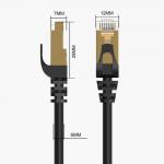 Cablu retea Orico PUG-C7, Cat. 7, Mufat 2xRJ45, Lungime 5m, 10Gbps, Negru 6 - lerato.ro
