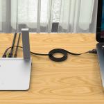 Cablu retea Orico PUG-C7B, Cat. 7, Mufat 2xRJ45, Lungime 1m, 10Gbps, Negru 9 - lerato.ro