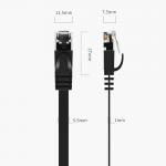 Cablu retea Orico PUG-C7B, Cat. 7, Mufat 2xRJ45, Lungime 1m, 10Gbps, Negru 10 - lerato.ro