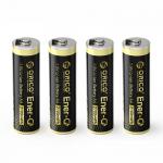 Set 4 baterii reincarcabile Orico Ener-G EG5C, AA, Li-Ion, 2100 mWh, 1.5V, Timp incarcare 1.5h, Port incarcare USB-C, Cablu USB-C inclus, Negru 2 - lerato.ro