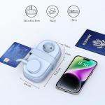 Prelungitor pentru interior Orico AP3, 2 prize, 2xUSB-A / 18W, 1xUSB-C / 20W, 2500W, 10A, Lungime cablu 1.53m, Albastru 5 - lerato.ro
