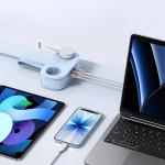 Prelungitor pentru interior Orico AP3, 2 prize, 2xUSB-A / 18W, 1xUSB-C / 20W, 2500W, 10A, Lungime cablu 1.53m, Albastru 6 - lerato.ro