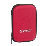 Organizator multifunctional Orico PHD-25 pentru HDD 2.5 inch si alte accesorii, 140 × 90 × 25 mm, EVA, Rosu 3 - lerato.ro