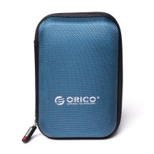 Gaming si Accesorii IT, Organizator multifunctional Orico PHD-25 pentru HDD 2.5 inch si alte accesorii, 140 × 90 × 25 mm, EVA, Albastru, lerato.ro