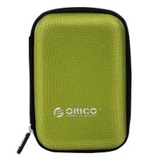Gaming si Accesorii IT, Organizator multifunctional Orico PHD-25 pentru HDD 2.5 inch si alte accesorii, 140 × 90 × 25 mm, EVA, Verde, lerato.ro