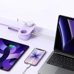 Prelungitor pentru interior Orico AP3, 2 prize, 2xUSB-A / 18W, 1xUSB-C / 20W, 2500W, 10A, Lungime cablu 1.53m, Mov 4 - lerato.ro