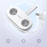 Prelungitor pentru interior Orico AP3, 2 prize, 2xUSB-A / 18W, 1xUSB-C / 20W, 2500W, 10A, Lungime cablu 1.53m, Alb 5 - lerato.ro