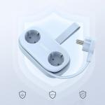 Prelungitor pentru interior Orico AP3, 2 prize, 2xUSB-A / 18W, 2xUSB-C / 65W, 2500W, 10A, Lungime cablu 1.53m, Albastru 4 - lerato.ro