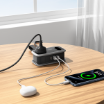 Prelungitor pentru interior Orico AP3, 2 prize, 2xUSB-A / 18W, 2xUSB-C / 65W, 2500W, 10A, Lungime cablu 1.53m, Negru 11 - lerato.ro