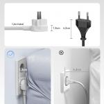 Prelungitor pentru interior Orico PDC25, 2 prize, 2xUSB-A / 22.5W, 2xUSB-C / 25W, 2500W, 10A, Lungime cablu 1.6m, Alb 8 - lerato.ro