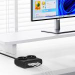 Prelungitor pentru interior Orico PDC25, 2 prize, 2xUSB-A / 22.5W, 2xUSB-C / 25W, 2500W, 10A, Lungime cablu 1.6m, Negru 5 - lerato.ro