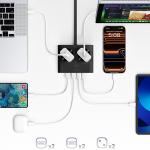 Prelungitor pentru interior Orico PDC25, 2 prize, 2xUSB-A / 22.5W, 2xUSB-C / 25W, 2500W, 10A, Lungime cablu 1.6m, Negru 8 - lerato.ro