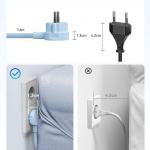 Prelungitor pentru interior Orico PDC25, 2 prize, 2xUSB-A / 22.5W, 2xUSB-C / 25W, 2500W, 10A, Lungime cablu 1.6m, Albastru 8 - lerato.ro