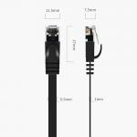Cablu retea plat Orico PUG-C6B, Cat. 6, Mufat 2xRJ45, Lungime 3m, 1Gbps, Negru 9 - lerato.ro