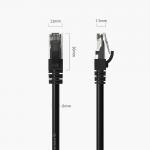 Cablu retea rotund Orico PUG-C6, Cat. 6, Mufat 2xRJ45, Lungime 1m, 1Gbps, Negru 4 - lerato.ro