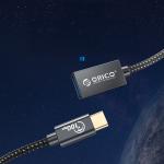 Adaptor USB-C tata la USB-A mama Orico CAF31 OTG, 60W, 10Gbps, Lungime 30m, Negru 3 - lerato.ro
