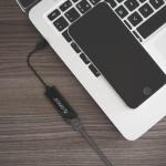 Adaptor de retea extern Orico UTJ-U3, USB-A 3.0 la RJ45 mama, Viteza de pana la 1000 Mbps, 10cm, Negru 5 - lerato.ro