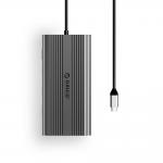 Adaptor Hub 12-in-1 Orico XDR, USB-C la 1x USB-C PD 100W, 3x USB-A 3.1, 1x USB-A 2.0 480Mbps, 1x USB-C 3.1 5Gbps, 1x HDMI 4K / 30Hz, 1x VGA, 1x SD, 1x microSD, 1x RJ45 1Gbps, 1x Jack 3.5mm, Gri 3 - lerato.ro