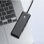 Adaptor Hub 4-in-1 Orico PAPW3AT-C3, USB-C la 3x USB-A 3.0, 1x MicroSD/SD, 5Gbps, Lungime cablu 1m, Negru 9 - lerato.ro