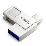 Memorie USB Orico U301, 64GB, USB 3.2 Gen 1, USB-C / USB-A, Silver 2 - lerato.ro