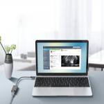 Adaptor de retea extern Orico XC-R45-V1, USB-C tata la RJ45 mama, Viteza de pana la 1000 Mbps, Lungime cablu 15cm, Negru 7 - lerato.ro
